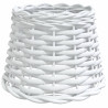 Abajur de teto Ø20x15 cm vime branco 2