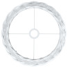 Abajur de teto Ø40x26 cm vime branco 5