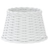 Abajur Ø38x23 cm vime branco 2