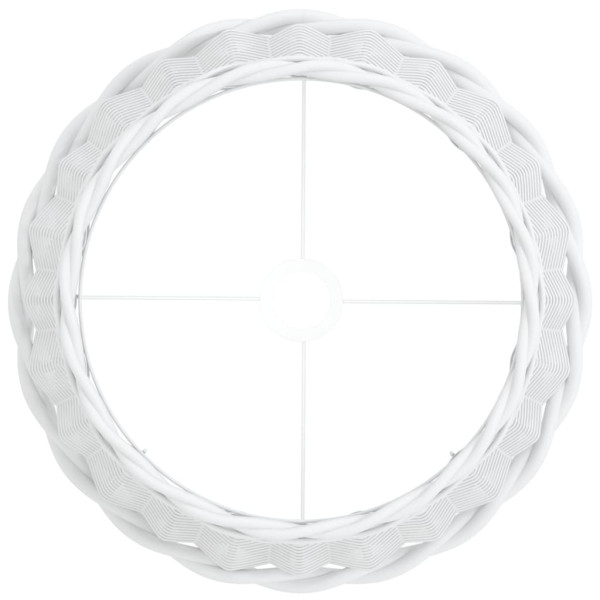 Pantalla para lámpara mimbre blanco Ø40x26 cm M 5