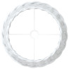Abajur Ø45x28 cm vime branco 5