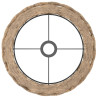 Abajur Ø38x23 cm vime castanho 5