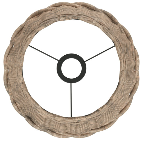 Abajur de teto Ø30x20 cm vime castanho M 5