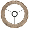 Abajur de teto Ø30x20 cm vime castanho 5