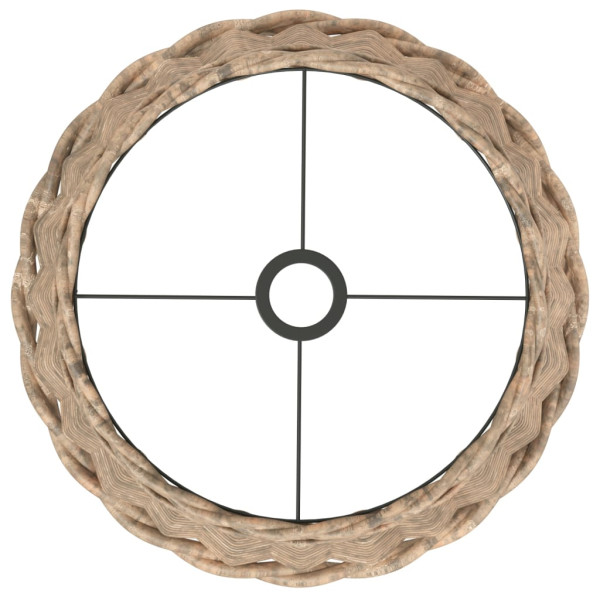 Pantalla para lámpara de techo mimbre marrón Ø40x26 cm M 5