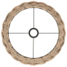 Pantalla para lámpara de techo mimbre marrón Ø40x26 cm 5