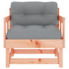 Sillones de jardín y cojines 2 uds madera maciza abeto Douglas 4