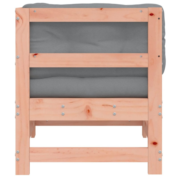 Sofá de canto com almofadões madeira de douglas maciça M 4