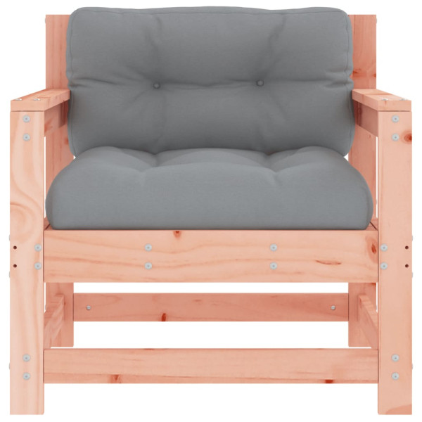 Sillones de jardín y cojines 2 uds madera maciza abeto Douglas M 4