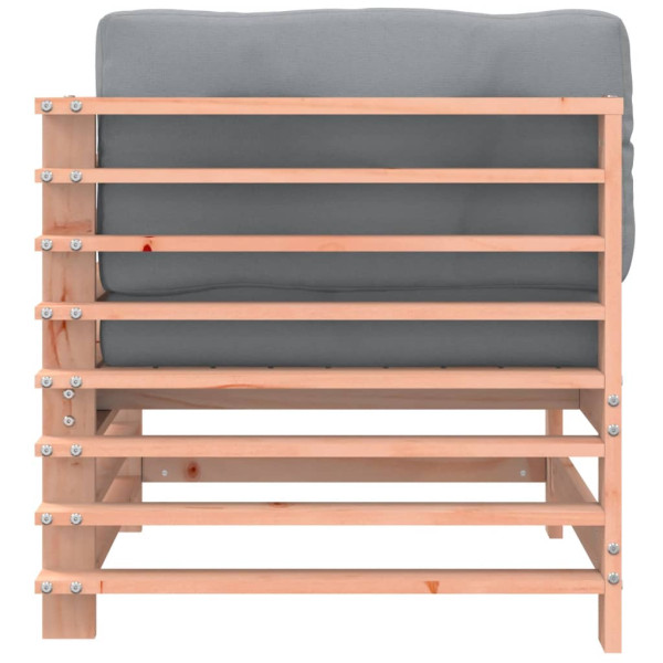 Sofá esquinero con cojines madera maciza de abeto de Douglas M 4