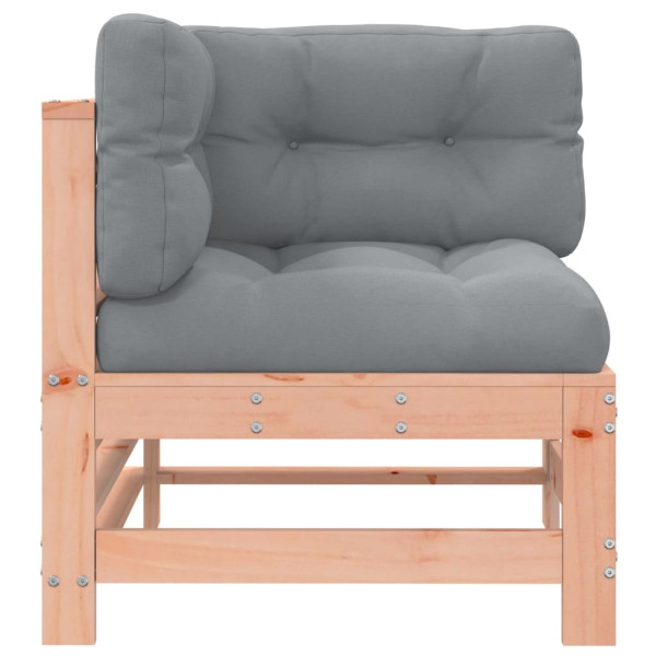 Sofás de canto com almofadões 2 pcs madeira de douglas maciça M 5