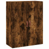 Armario de pared roble ahumado 69.5x34x90 cm 2
