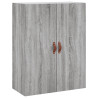Armario de pared gris Sonoma 69.5x34x90 cm 2
