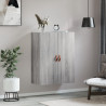 Armario de pared gris Sonoma 69.5x34x90 cm 3