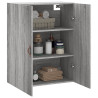 Armario de pared gris Sonoma 69.5x34x90 cm 5