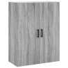 Armario de pared gris Sonoma 69.5x34x90 cm 2