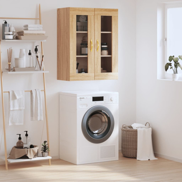 Armario de pared roble Sonoma 69.5x34x90 cm D