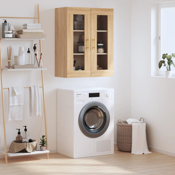 Armario de pared roble Sonoma 69.5x34x90 cm D