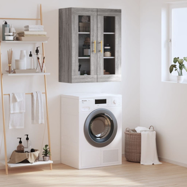 Armario de pared gris Sonoma 69.5x34x90 cm D