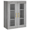 Armario de pared gris Sonoma 69.5x34x90 cm 2