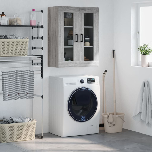 Armario de pared gris Sonoma 69.5x34x90 cm D