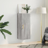 Armario de pared gris Sonoma 34.5x34x90 cm 3