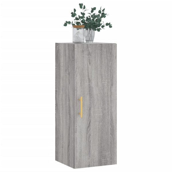 Armario de pared gris Sonoma 34.5x34x90 cm M 4