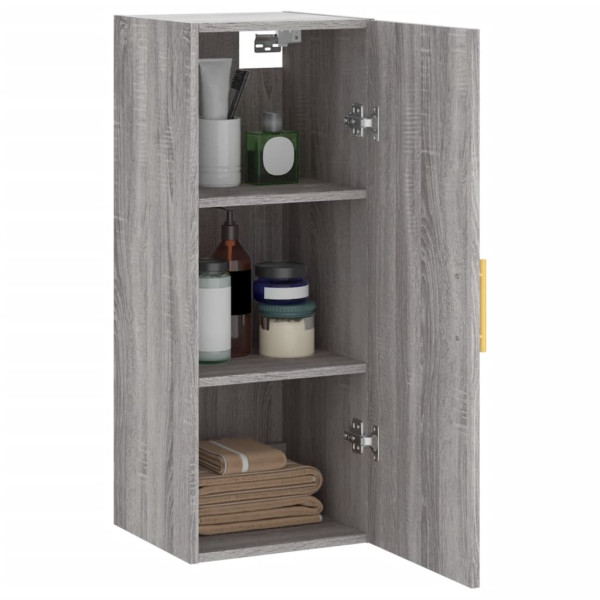 Armario de pared gris Sonoma 34.5x34x90 cm M 5