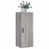 Armario de pared gris Sonoma 34.5x34x90 cm 4