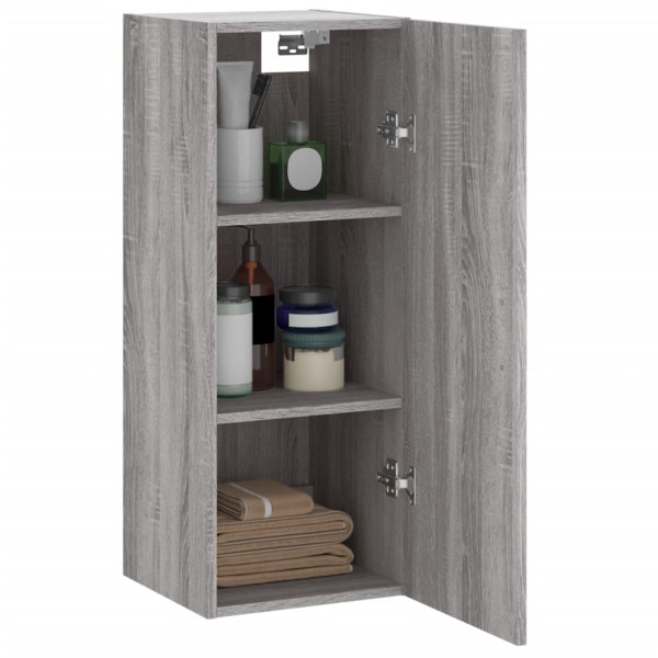 Armario de pared gris Sonoma 34.5x34x90 cm M 5