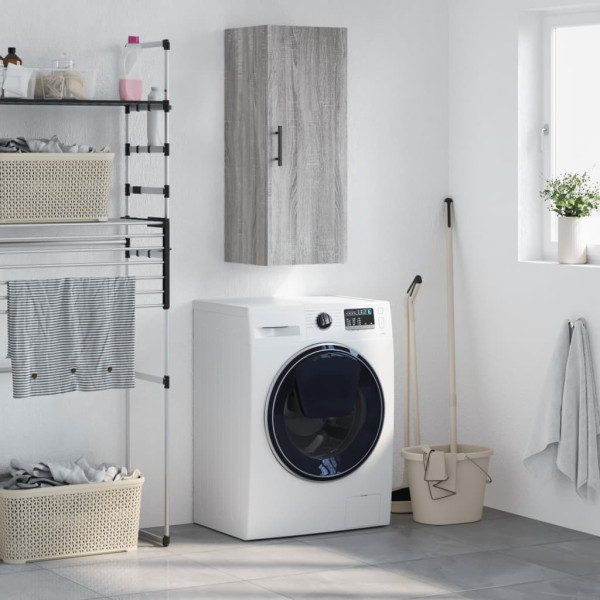 Armario de pared gris Sonoma 34.5x34x90 cm D