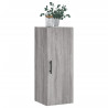 Armario de pared gris Sonoma 34.5x34x90 cm 4