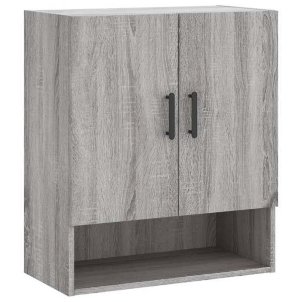 Armario de pared madera de ingeniería gris Sonoma 60x31x70 cm M 2