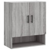 Armario de pared madera de ingeniería gris Sonoma 60x31x70 cm 2
