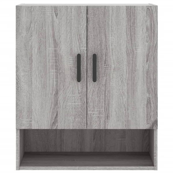 Armario de pared madera de ingeniería gris Sonoma 60x31x70 cm M 5