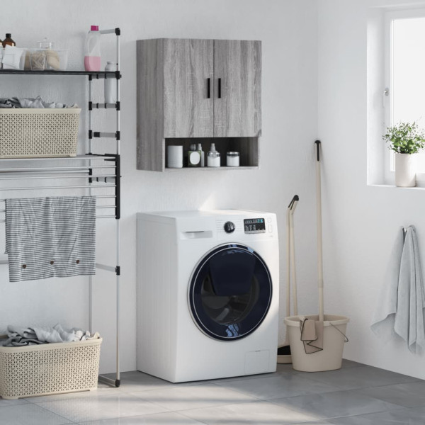 Armario de pared madera de ingeniería gris Sonoma 60x31x70 cm D