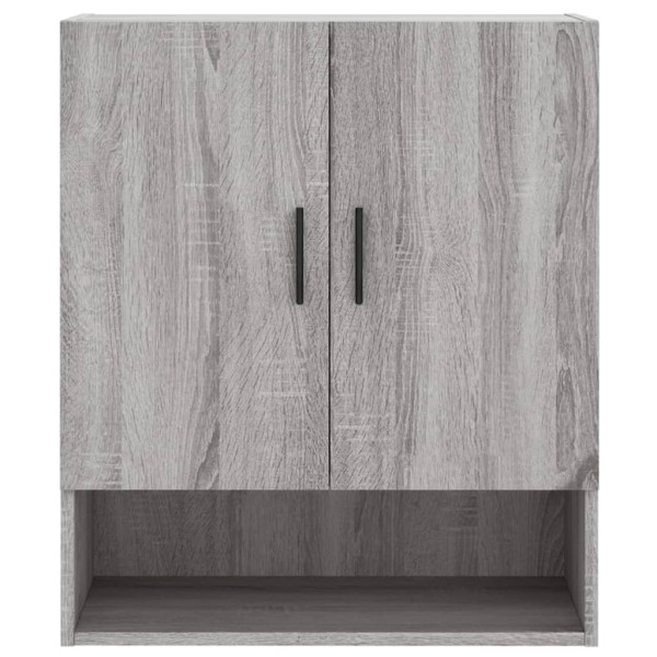 Armario de pared madera de ingeniería gris Sonoma 60x31x70 cm M 5