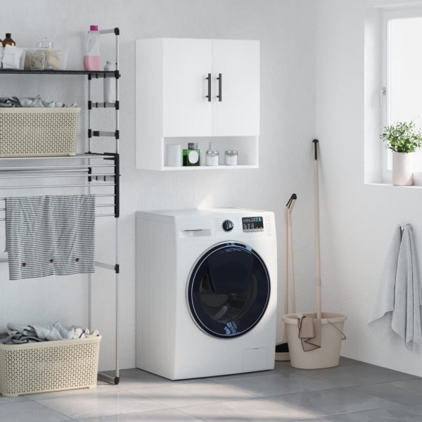 Armario de pared madera de ingeniería blanco 60x31x70 cm D