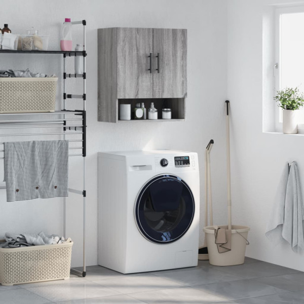 Armario de pared madera de ingeniería gris Sonoma 60x31x70 cm D