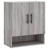 Armario de pared madera de ingeniería gris Sonoma 60x31x70 cm 2