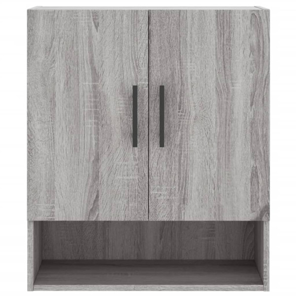 Armario de pared madera de ingeniería gris Sonoma 60x31x70 cm M 5