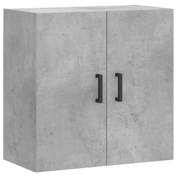 Armario de pared madera de ingeniería gris hormigón 60x31x60 cm M 2