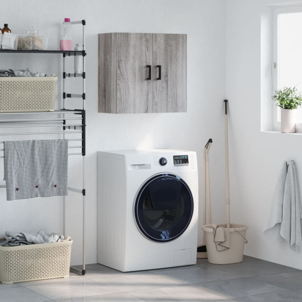 Armario de pared madera de ingeniería gris Sonoma 60x31x60 cm D