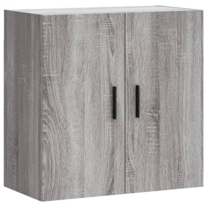Armario de pared madera de ingeniería gris Sonoma 60x31x60 cm H