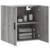 Armario de pared madera de ingeniería gris Sonoma 60x31x60 cm 4