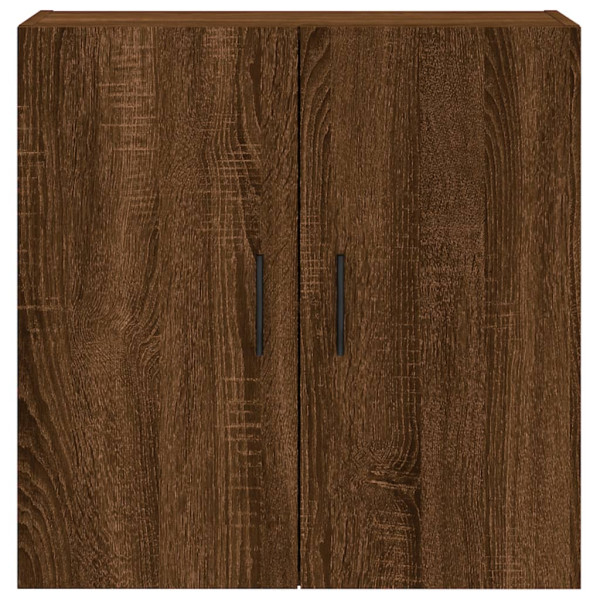 Armario de pared madera de ingeniería marrón roble 60x31x60 cm M 5