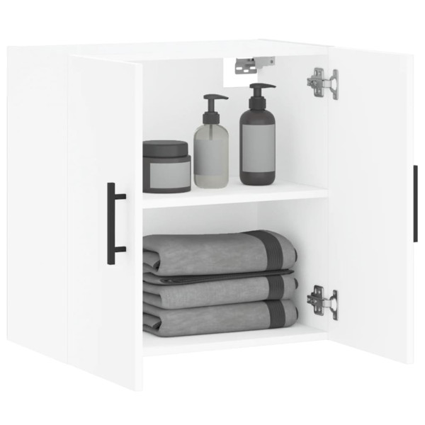 Armario de pared madera de ingeniería blanco 60x31x60 cm M 4