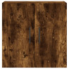 Armario de pared madera de ingeniería roble ahumado 60x31x60 cm 5