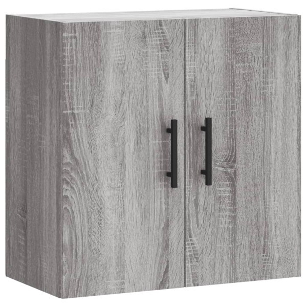 Armario de pared madera de ingeniería gris Sonoma 60x31x60 cm M 2