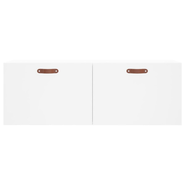 Armario de pared madera de ingeniería blanco 100x36.5x35 cm M 5